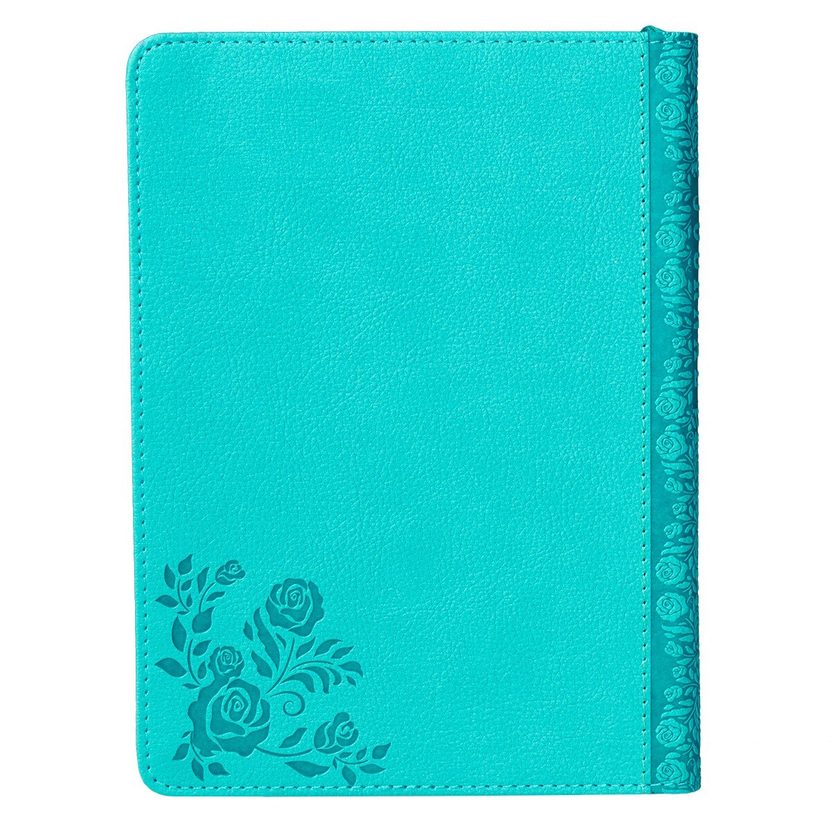 Strength and Dignity Teal Faux Leather Handy-sized Journal - Proverbs 31:25 - Image 2