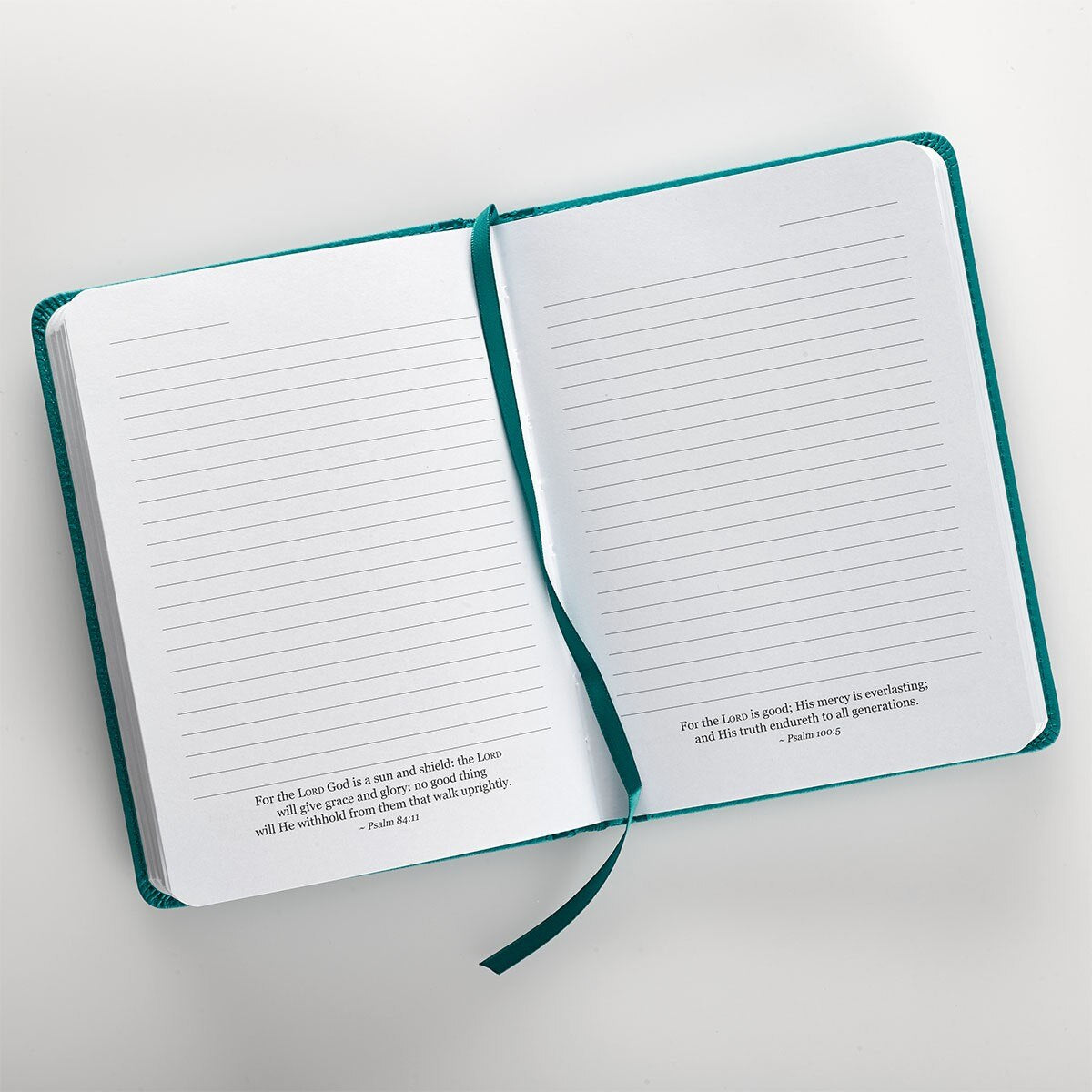 Strength and Dignity Teal Faux Leather Handy-sized Journal - Proverbs 31:25 - Image 6