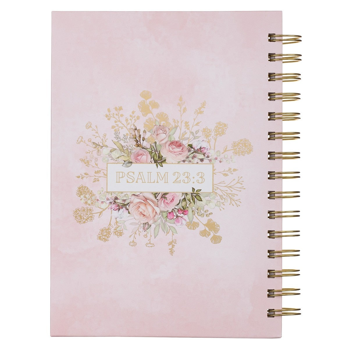 He Gives Me New Strength Large Spiral-bound Journal - Psalm 23:3
