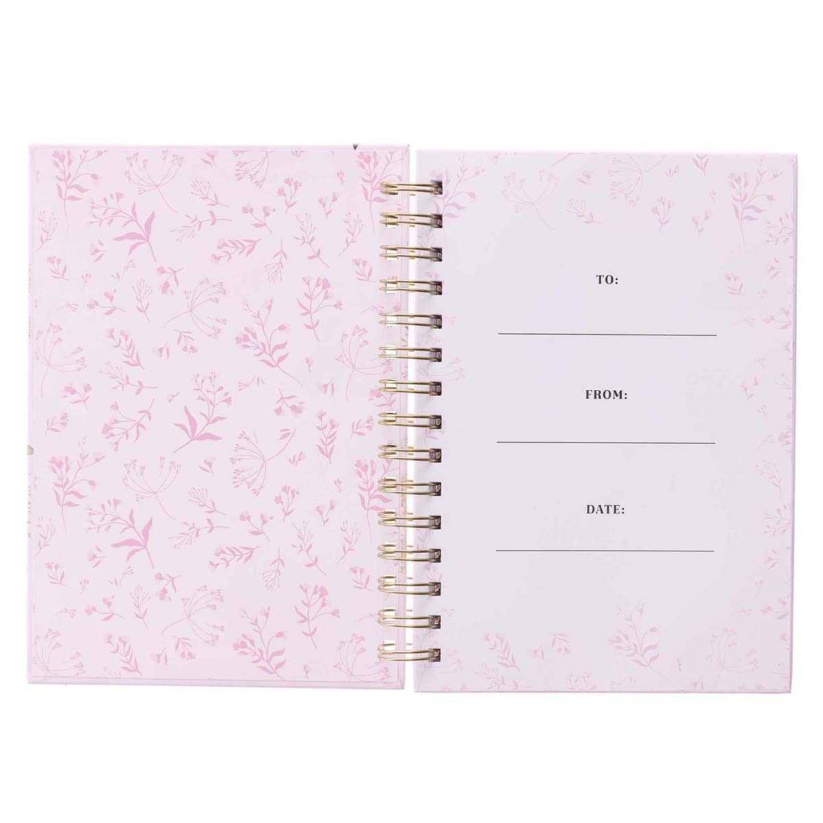 He Gives Me New Strength Large Spiral-bound Journal - Psalm 23:3