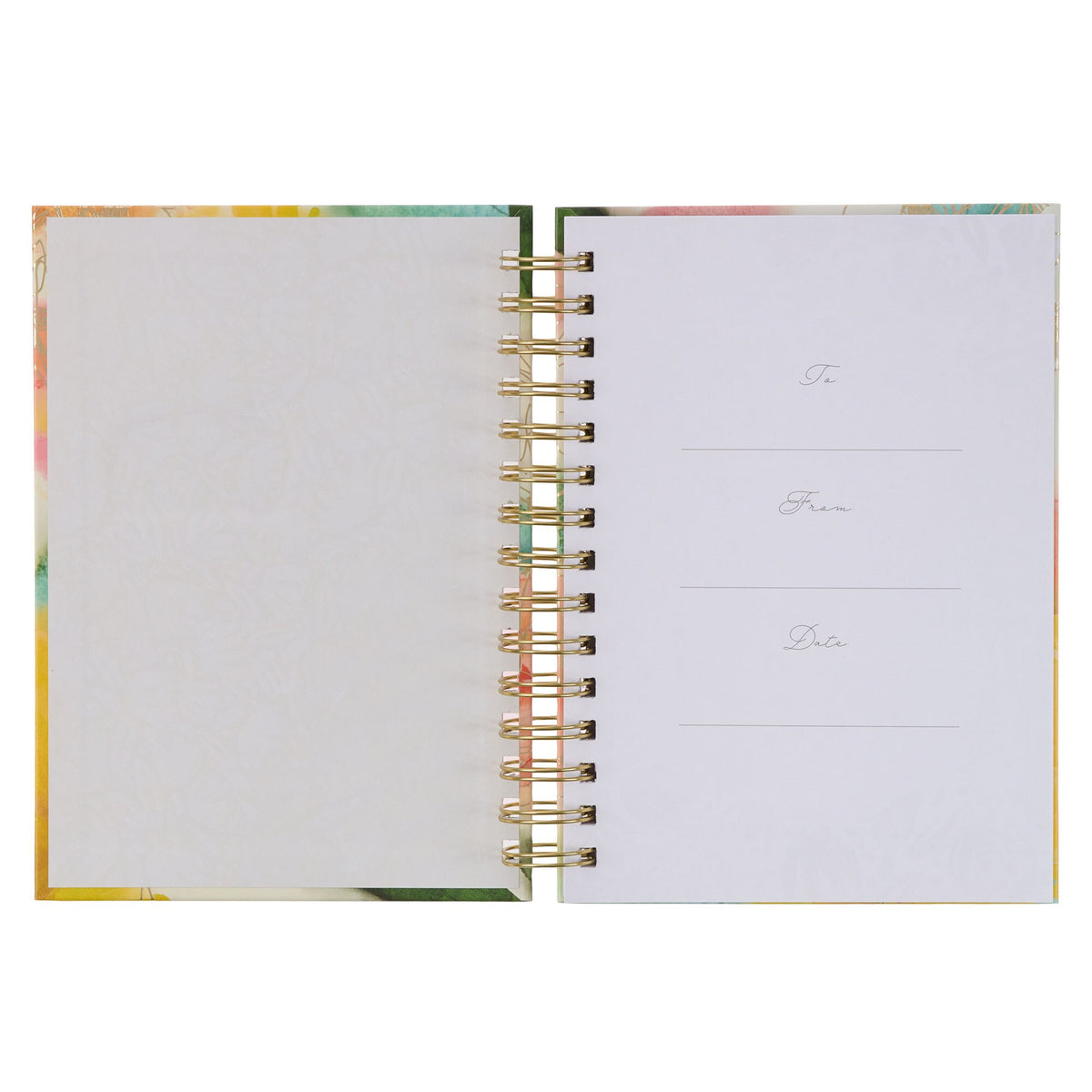 Faithfulness Pastel Meadow Spiral Journal