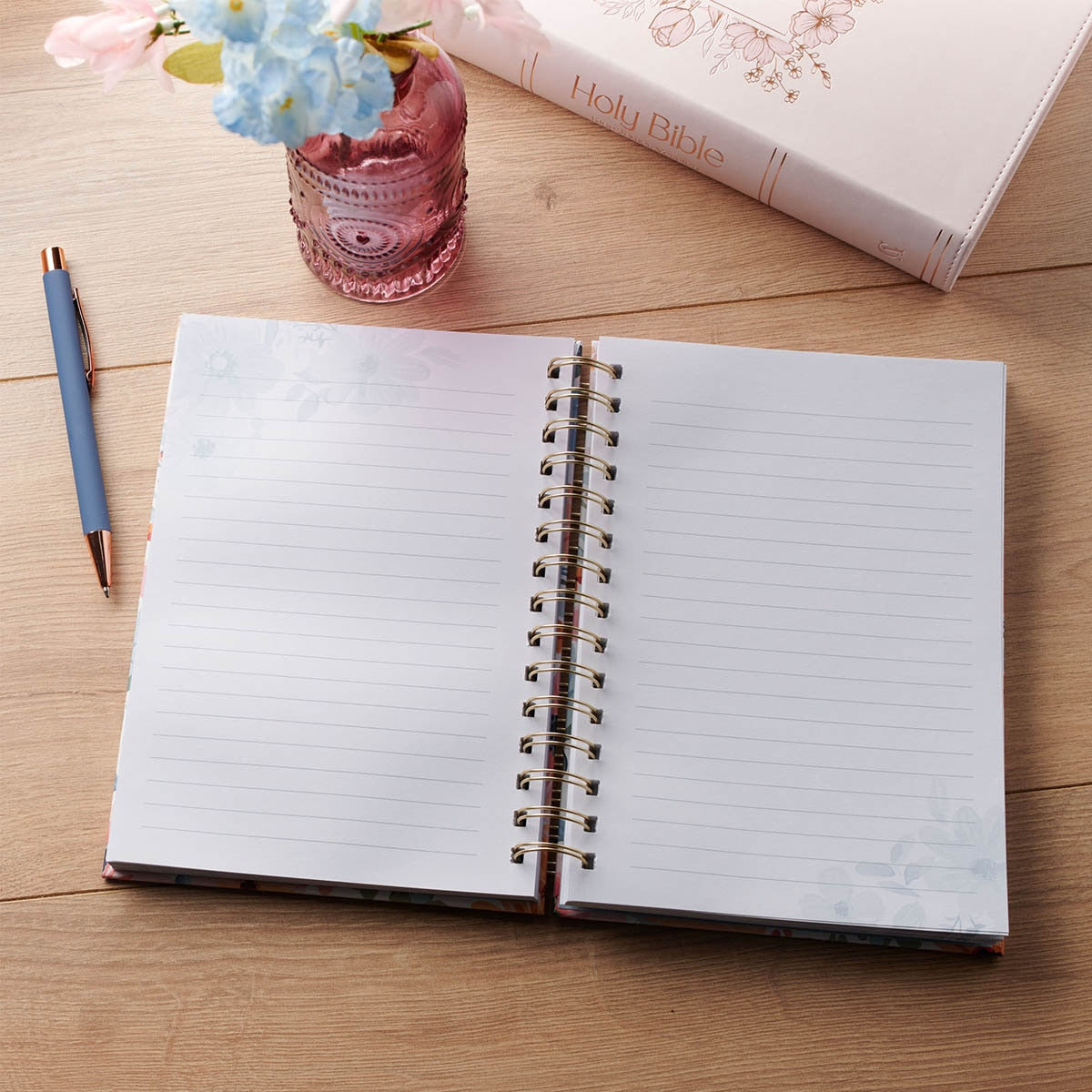 Teachers Plant Seeds Coral Garden Spiral Journal