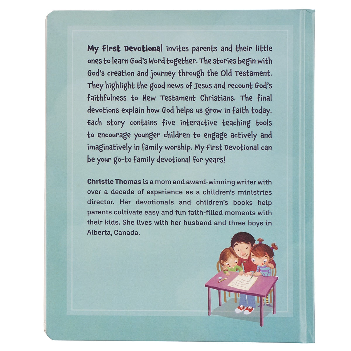 靈修書籍 - My First Devotional Teal Hardcover Devotional Book