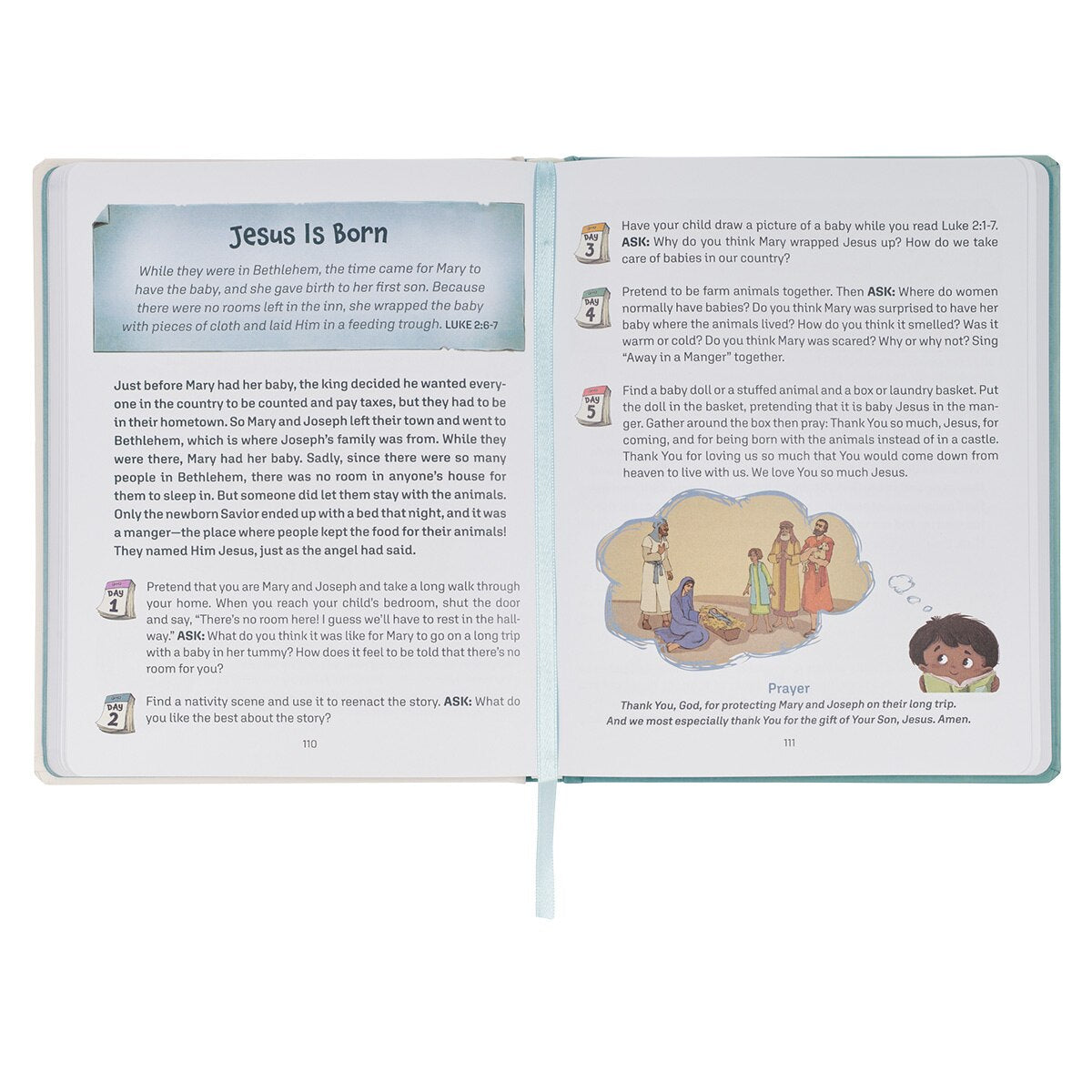 靈修書籍 - My First Devotional Teal Hardcover Devotional Book