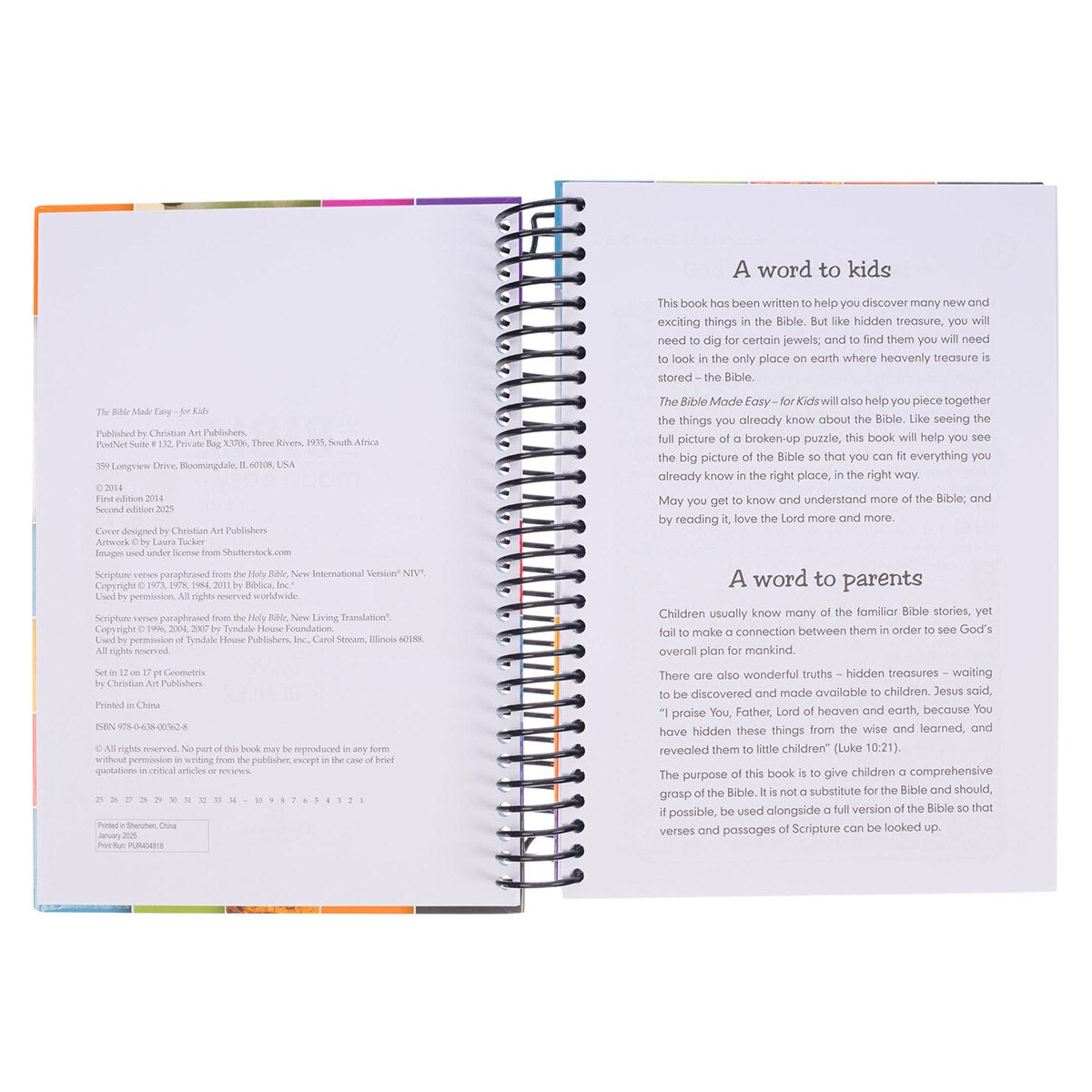 The Bible Made Easy—for Kids Wirebound Edition by Dave Strehler