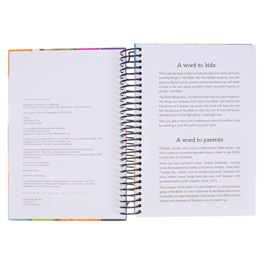 The Bible Made Easy—for Kids Wirebound Edition by Dave Strehler