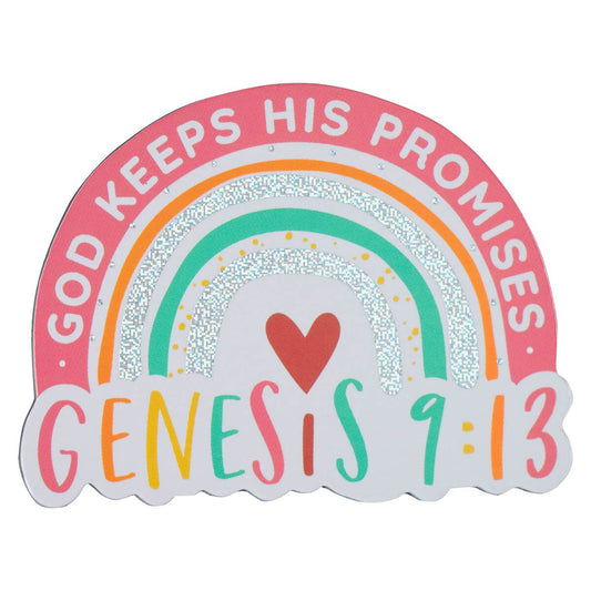 God Keeps His Promises Magnet - Genesis 9:13