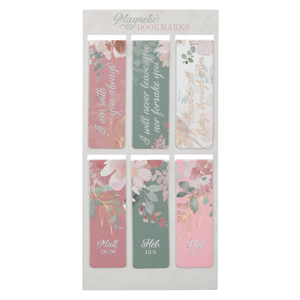 Assurance in Bloom Magnetic Bookmark Set
