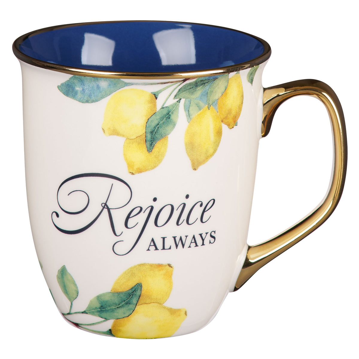 Rejoice Always White Ceramic coffee Mug - 1 Thessalonians 5:16