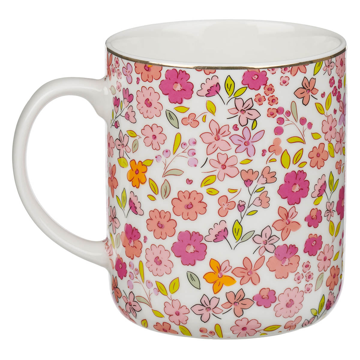 Lamp for My Feet Pink Meadow Ceramic Coffee Mug - Psalm 119:105 - Image 2