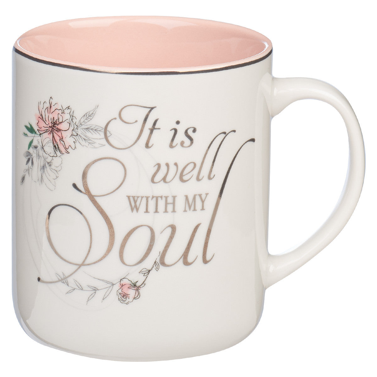 It Is Well Pink Ceramic coffee Mug