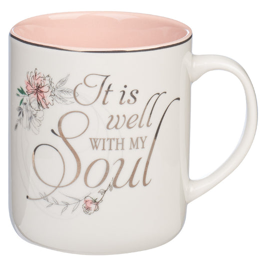It Is Well Pink Ceramic coffee Mug