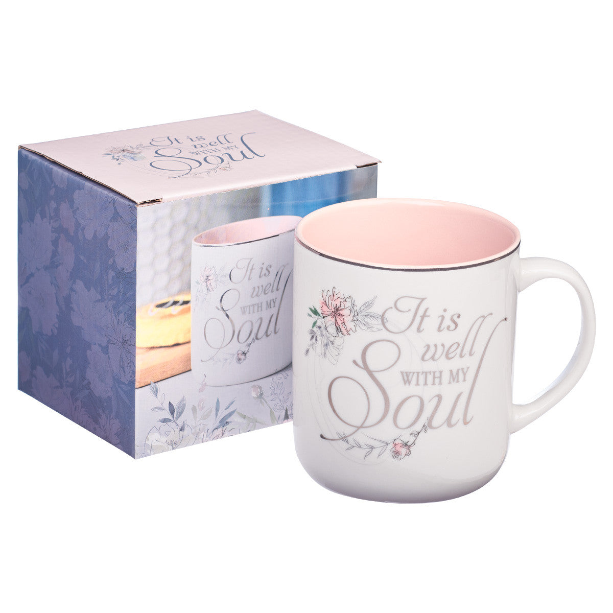 It Is Well Pink Ceramic coffee Mug
