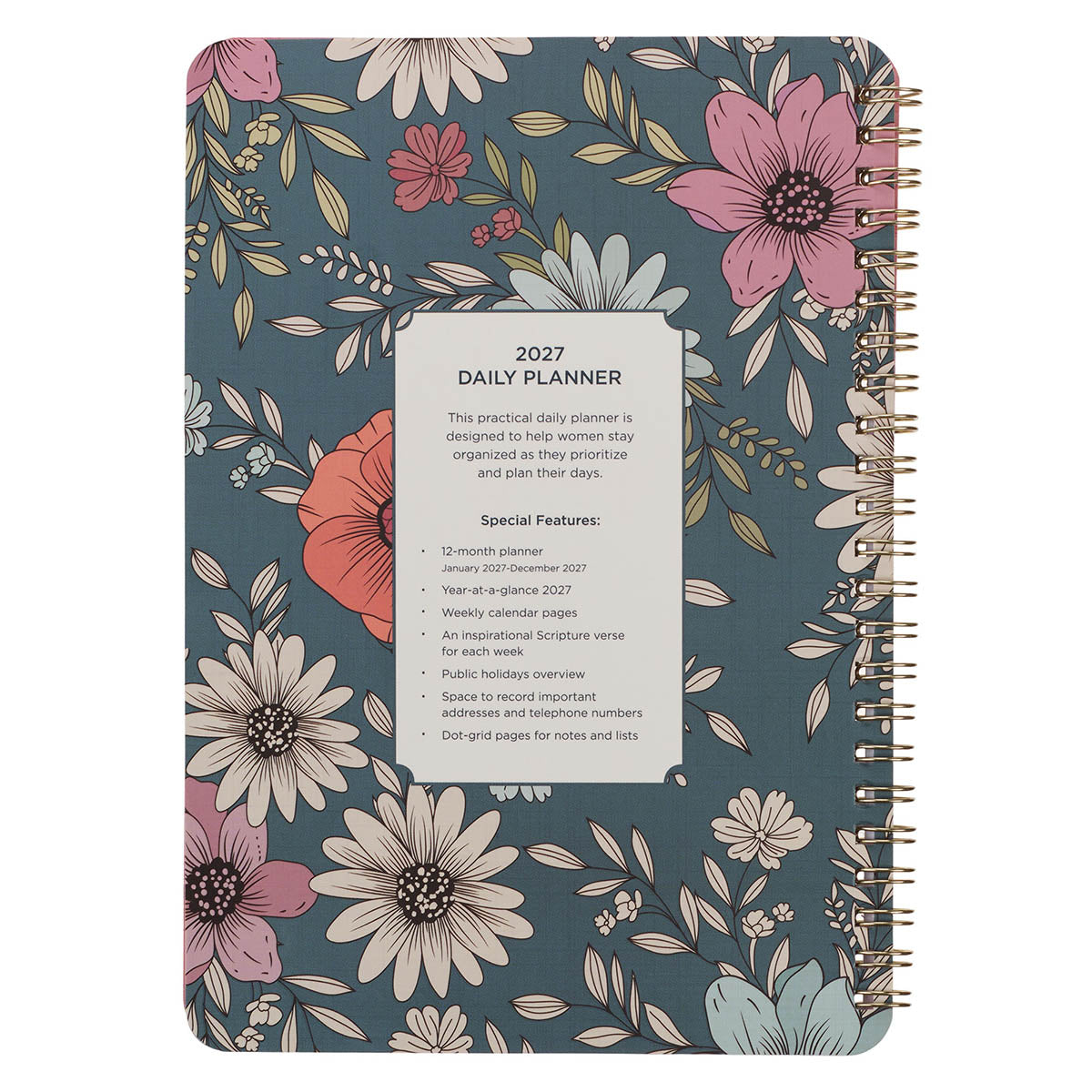 2027 Be Still and Know Spiral Weekly Planner - Psalm 46:10 - Image 2