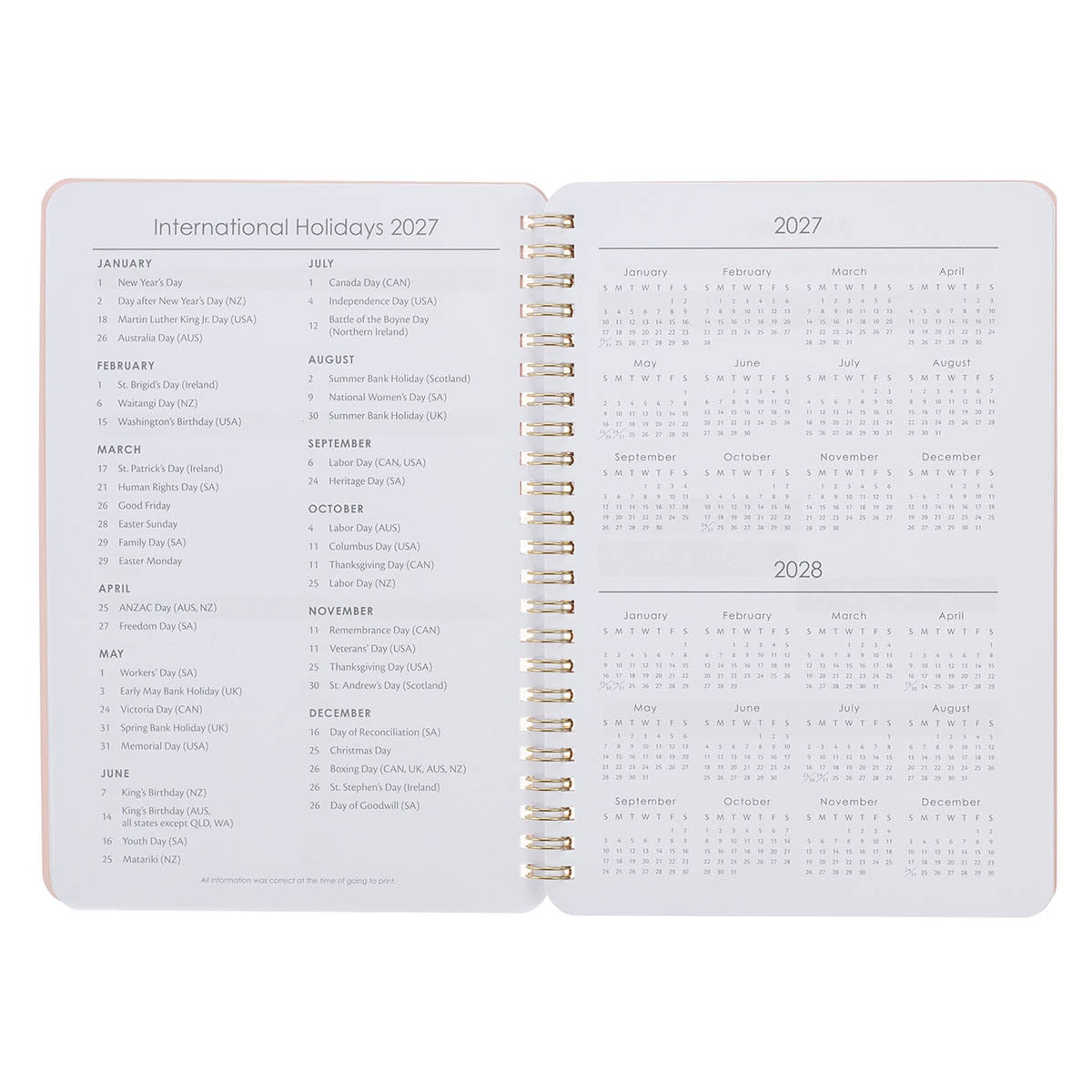 2027 I Know the Plans Spiral Weekly Planner - Jeremiah 29:11 - Image 5