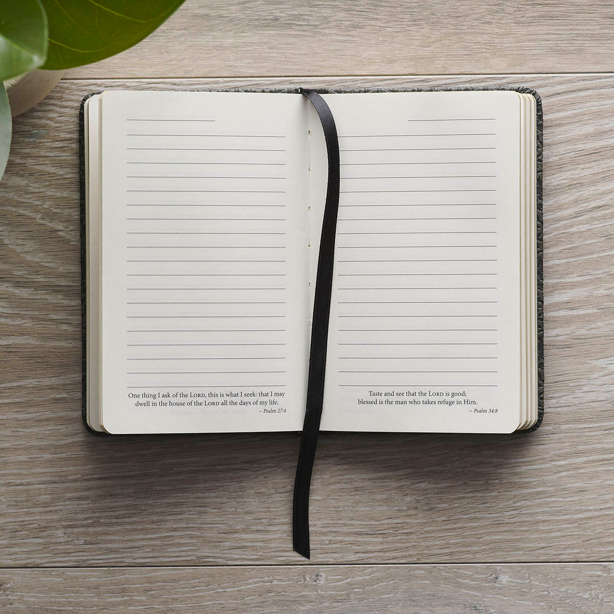 I Know the Plans Graphite Gray Faux Leather Hardcover Notebook with Elastic Closure - Jeremiah 29:11 - Image 6