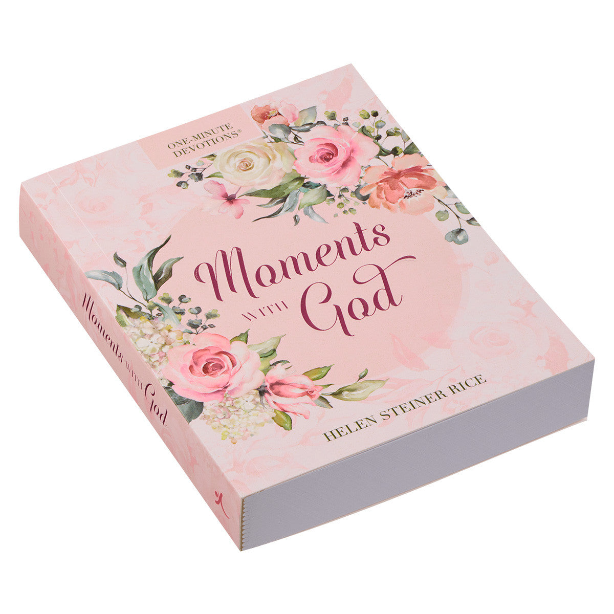 靈修書籍 - Moments with God Pink Softcover One-Minute Devotions