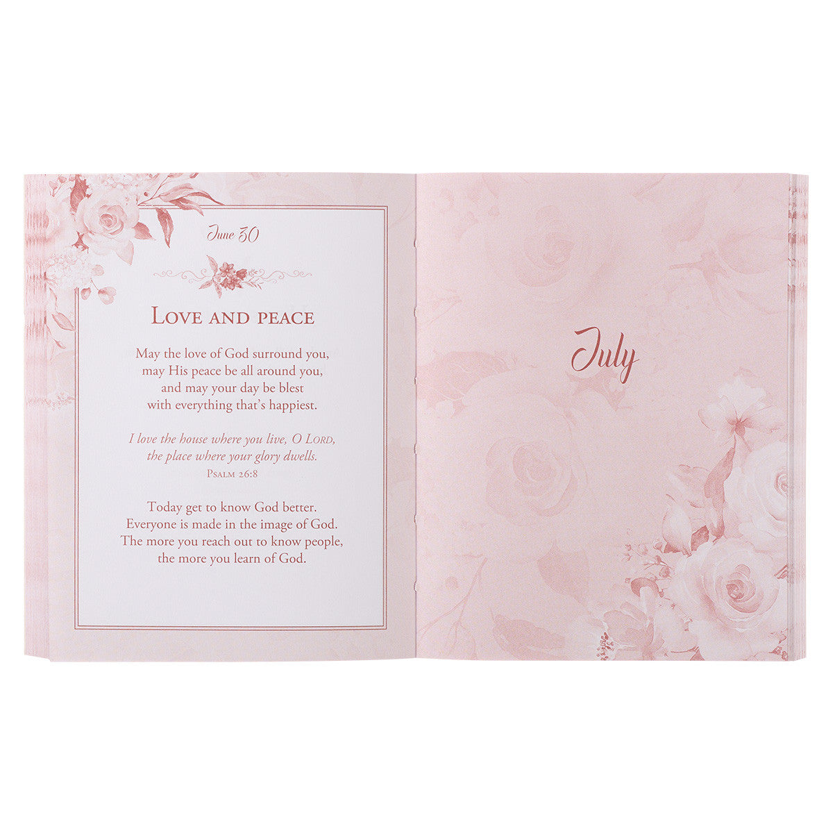 靈修書籍 - Moments with God Pink Softcover One-Minute Devotions