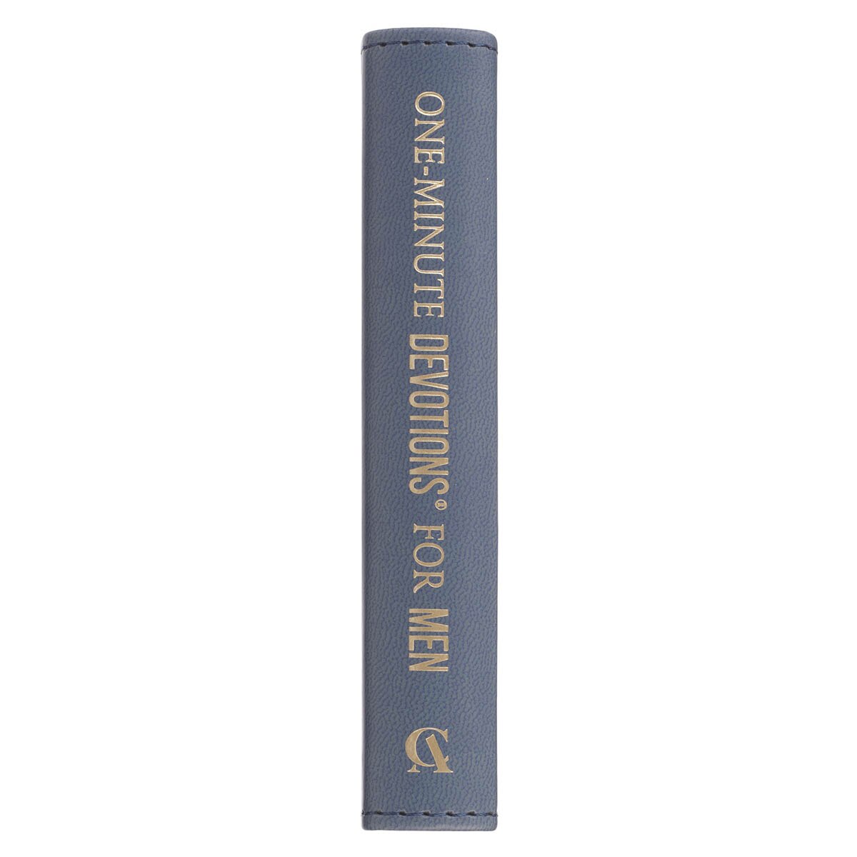 One-Minute Devotions® for Men Slate Blue Faux Leather Devotional