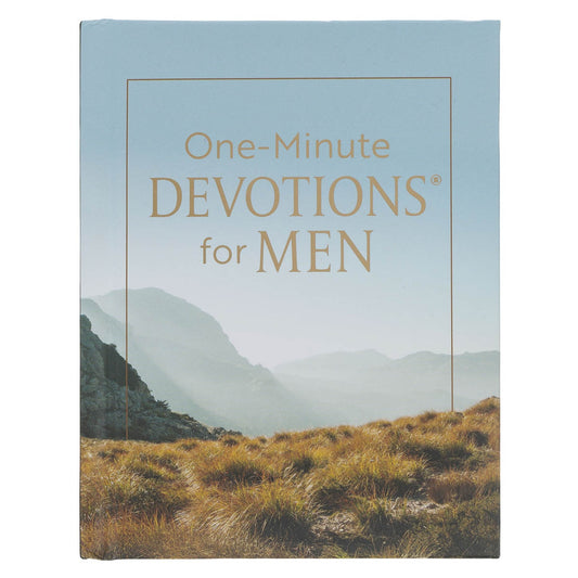 One-Minute Devotions® for Men Hardcover Devotional