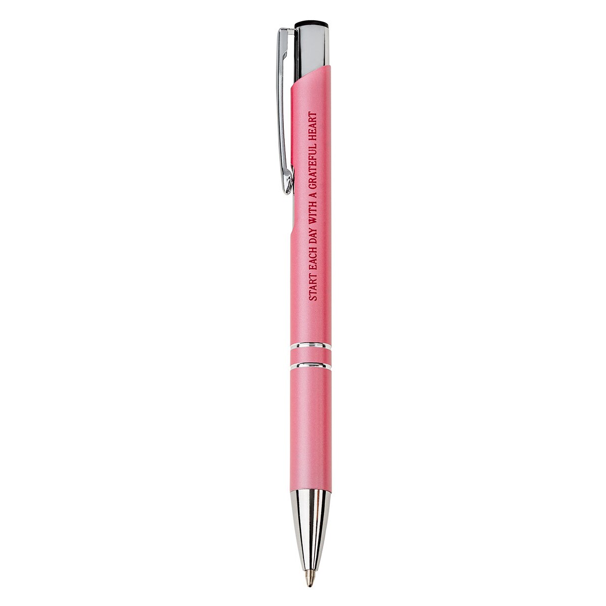 Pink Grateful Heart Stylish Pen and Case Gift Set - Image 3