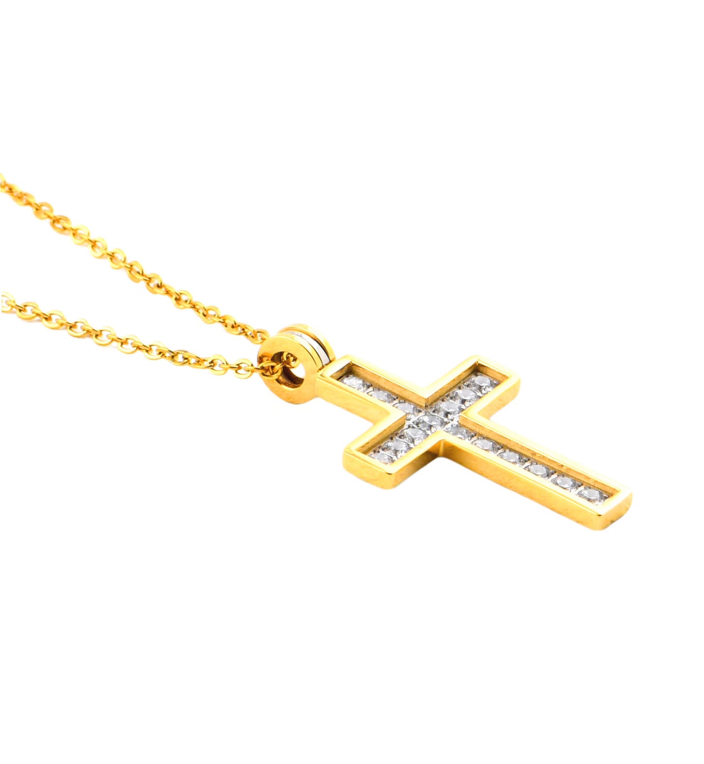 Double-color cross (fine steel)