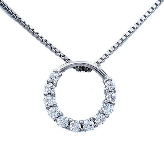 925 sterling silver garland crown necklace with brilliant stones