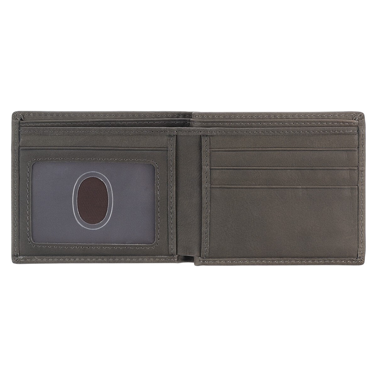 Salt Of The Earth Gray Genuine Leather Wallet - Image 3