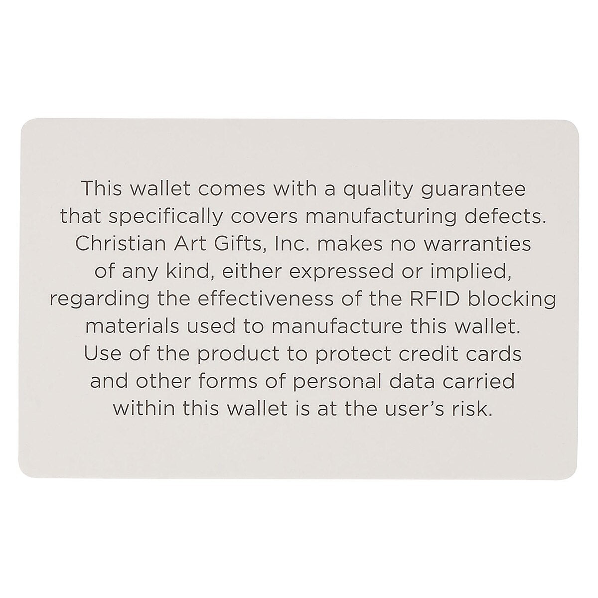 Walk by Faith Black and Gray Full Grain Leather Wallet - 2 Corinthians 5:7