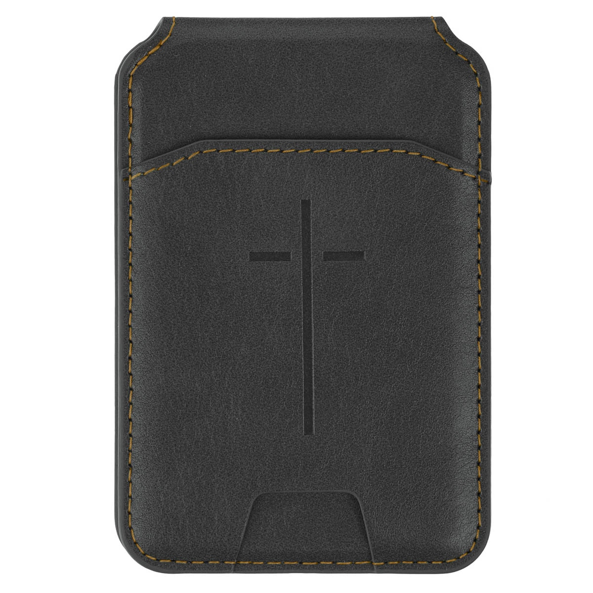 Cross Black Faux Leather Phone Wallet with Stand