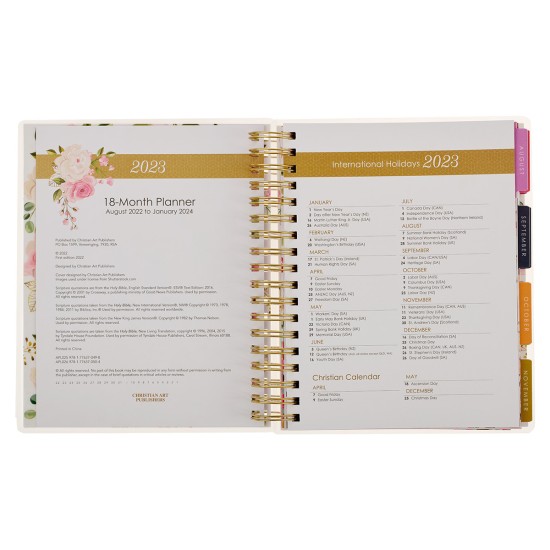 2023 This is the Day the Lord Has Made Wirebound 18-month Planner with Elastic Closure 2023 This is the Day the Lord Has Made Wirebound 18-month Planner with Elastic Closure