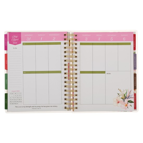 2023 This is the Day the Lord Has Made Wirebound 18-month Planner with Elastic Closure 2023 This is the Day the Lord Has Made Wirebound 18-month Planner with Elastic Closure