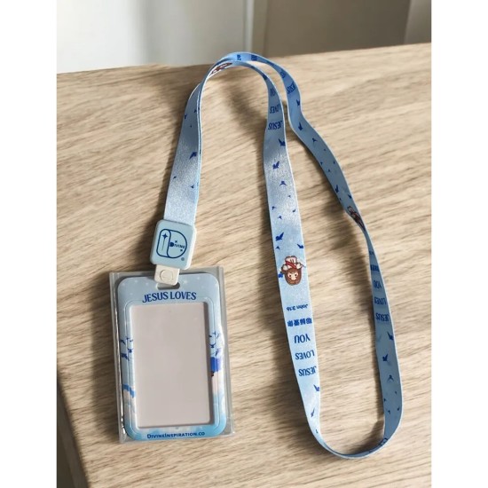 Badge Holder-Jesus Loves You