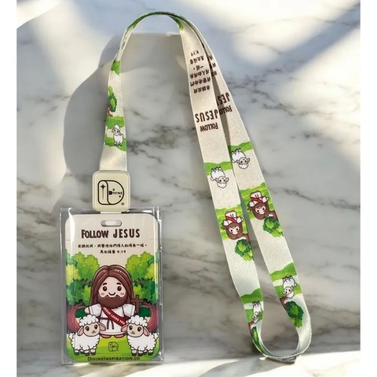 Badge Holder-Follow Jesus