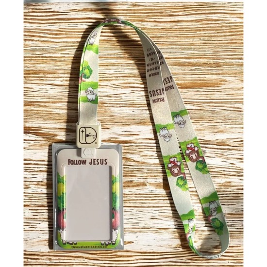 Badge Holder-Follow Jesus