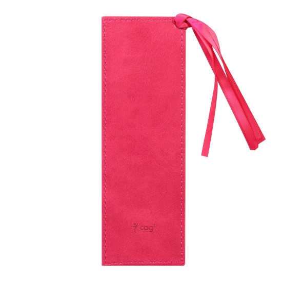 Faith Pink Faux Leather Bookmark - Hebrews 11:1