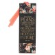 Hope and a Future Midnight Botanical Faux Leather Bookmark - Jeremiah 29:11