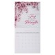2023 Walk by Faith Pink Floral Wall Calendar - 2 Corinthians 5:7 2023 Walk by Faith Pink Floral Wall Calendar - 2 Corinthians 5:7