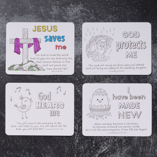 Jesus Loves Me Boxed Coloring Cards