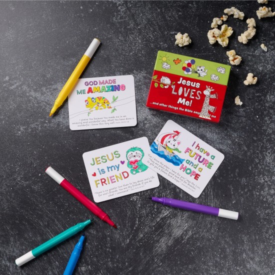 Jesus Loves Me Boxed Coloring Cards