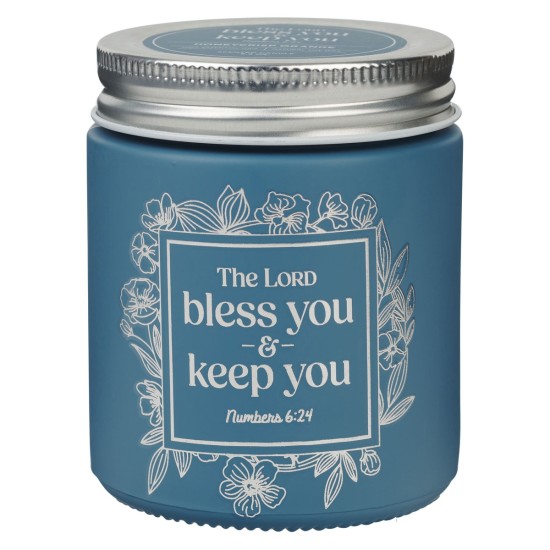 Bless You and Keep You Honeycrisp Orange Scented Candle in a Glass Jar - Numbers 6:24 Bless You and Keep You Honeycrisp Orange Scented Candle in a Glass Jar - Numbers 6:24