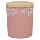 Strength and Dignity Grapefruit Scented Candle in a Peach Glass Jar- Proverbs 31:25
