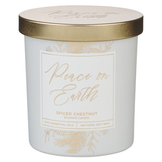 Peace on Earth Scented Candle in a Glass Jar Peace on Earth Scented Candle in a Glass Jar