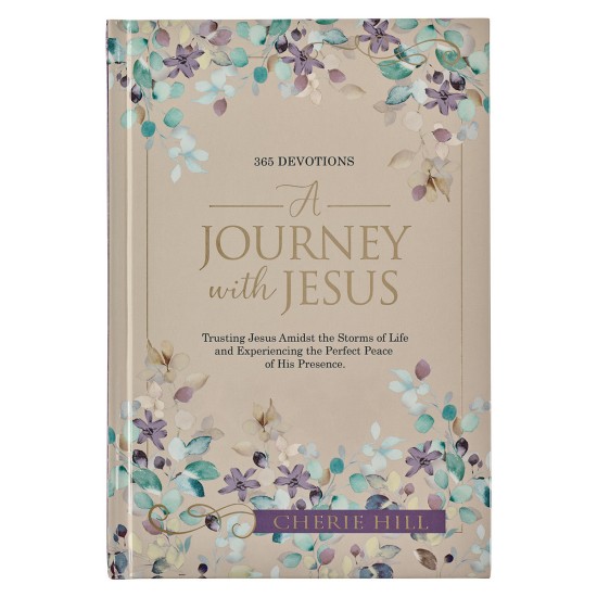 A Journey with Jesus Floral Hardcover Devotional