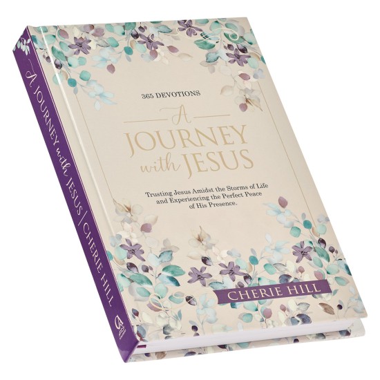 A Journey with Jesus Floral Hardcover Devotional