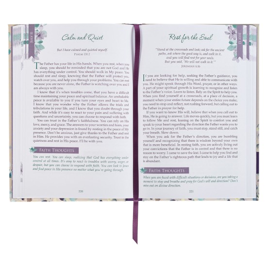 A Journey with Jesus Floral Hardcover Devotional A Journey with Jesus Floral Hardcover Devotional