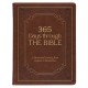 365 Days through the Bible Chestnut Brown Faux Leather Daily Devotional