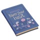 Bless Your Heart Blue Faux Leather Daily Devotional for Women