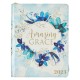 2023 Amazing Grace Full-color Large Zippered Blue Floral Faux Leather 12-Month Planner for Women 2023 Amazing Grace Full-color Large Zippered Blue Floral Faux Leather 12-Month Planner for Women