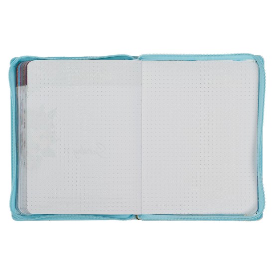 2023 Amazing Grace Full-color Large Zippered Blue Floral Faux Leather 12-Month Planner for Women 2023 Amazing Grace Full-color Large Zippered Blue Floral Faux Leather 12-Month Planner for Women